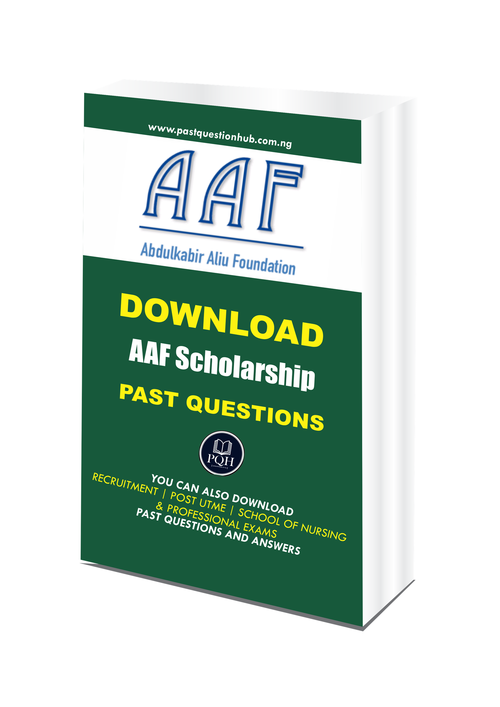 AAF Scholarship Past Questions and Answers PDF