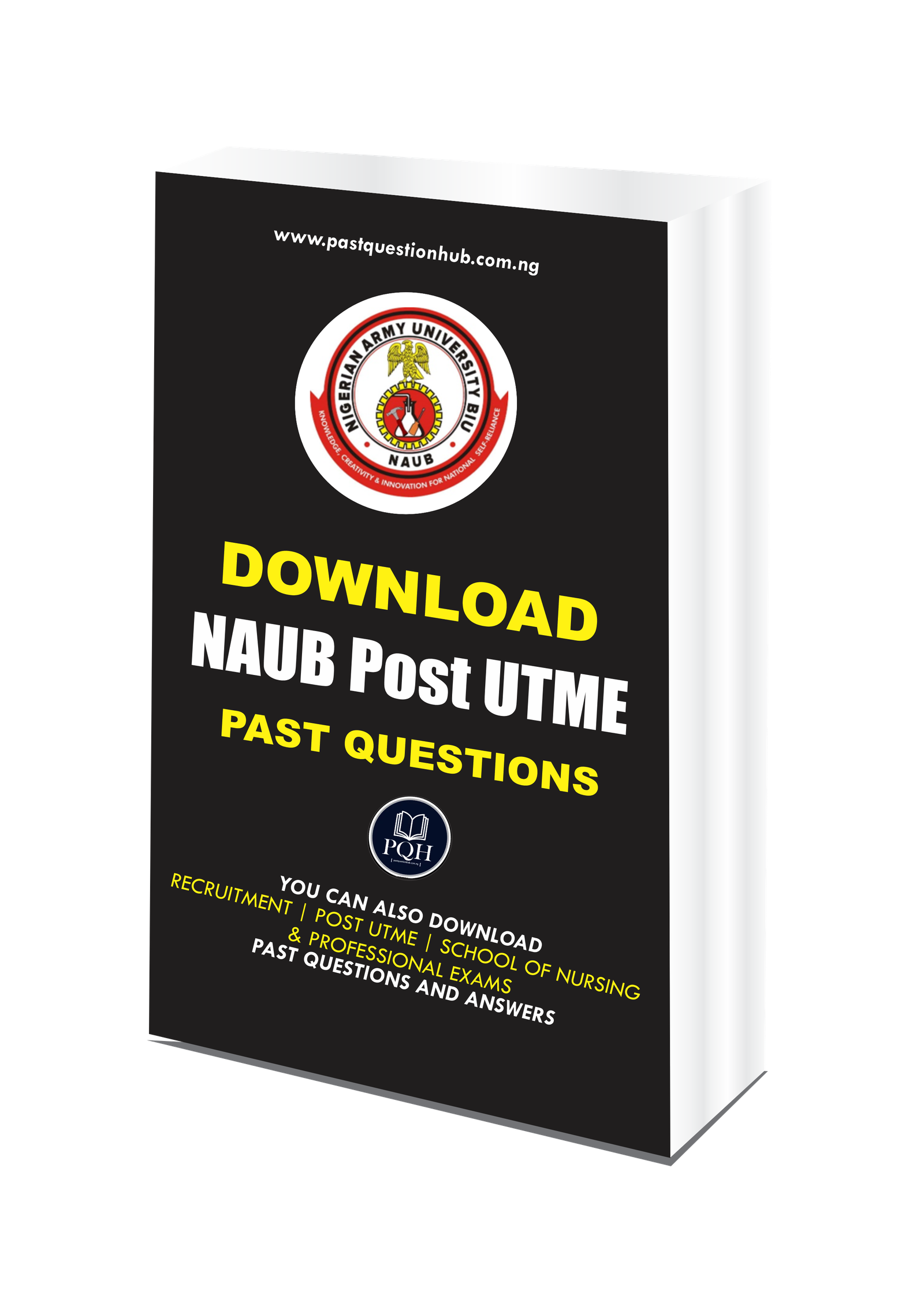 NAUB Post UTME Past Questions and Answers PDF