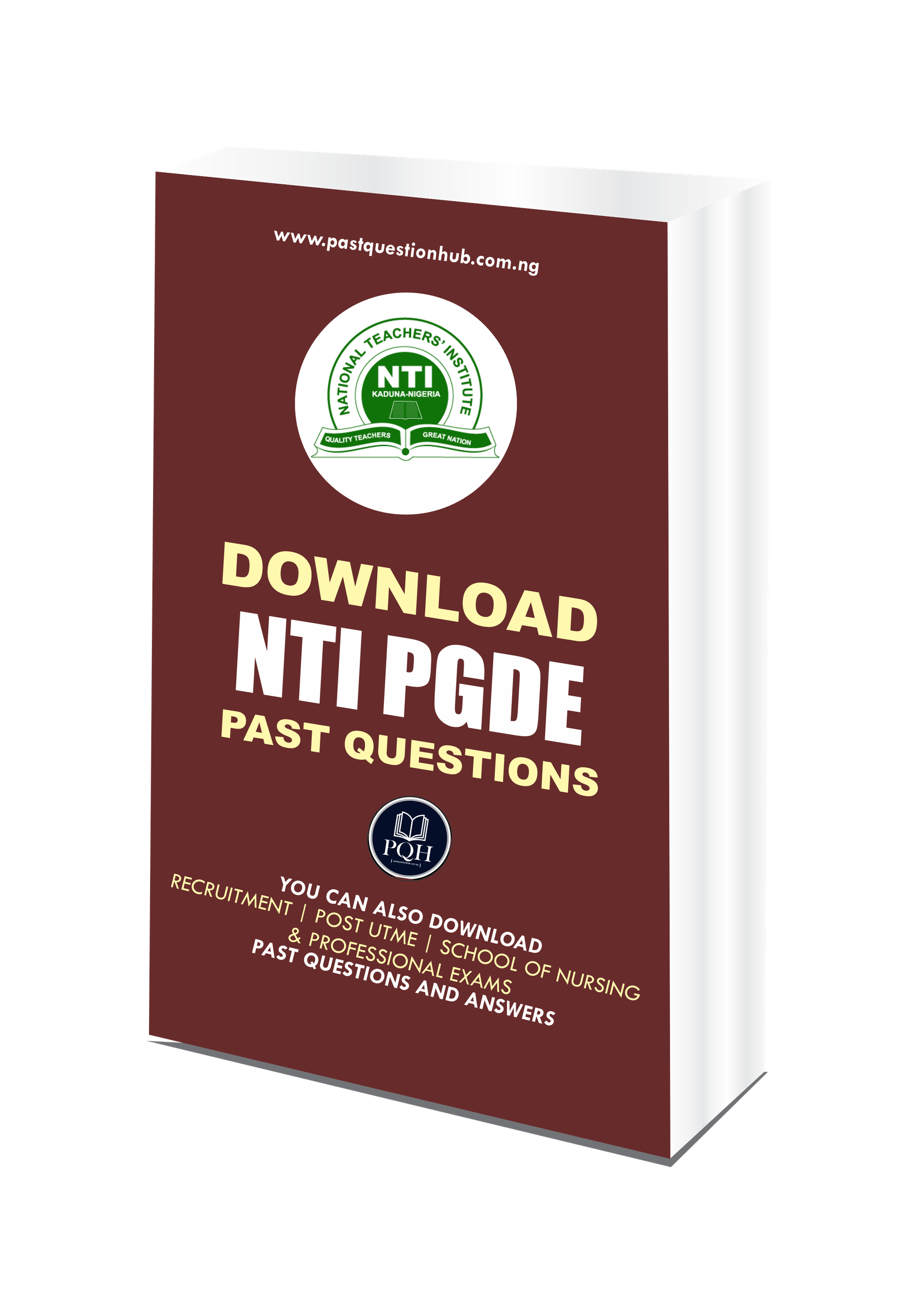 NTI PGDE Past Questions and Answers PDF Download Up to Date